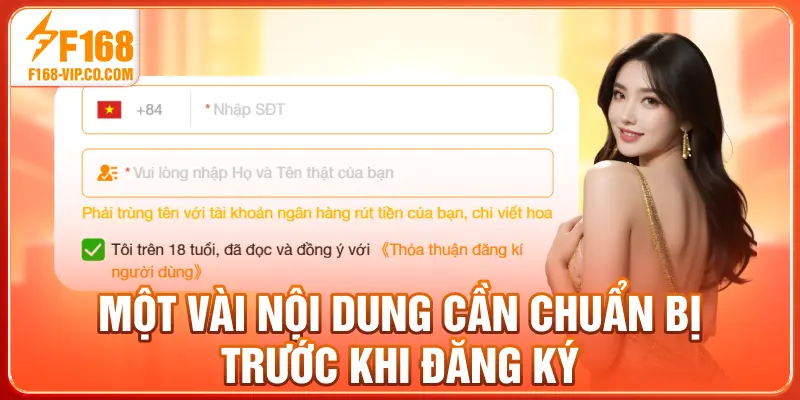 Một vài nội dung cần chuẩn bị trước khi đăng ký