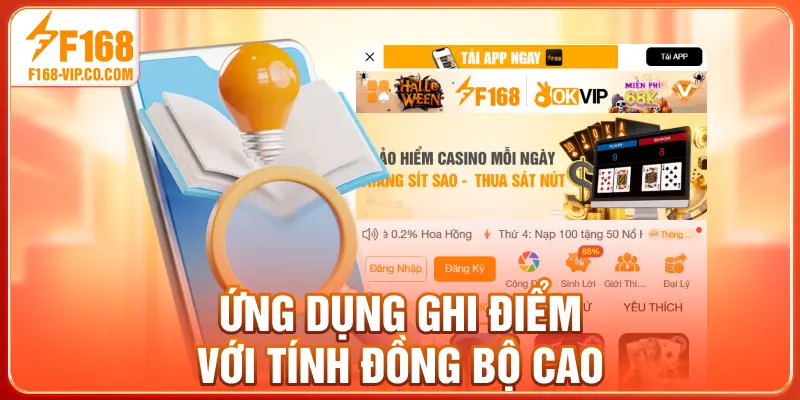 Ứng dụng ghi điểm với tính đồng bộ cao